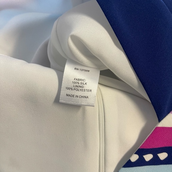 NWT Annie Griffin Silk Aztec Geometric Dress - Size 10 - Picture 11 of 11